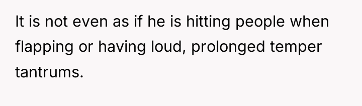 It is not even as if he is hitting people...