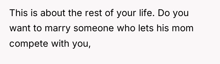 This is about the rest of your life. Do you...