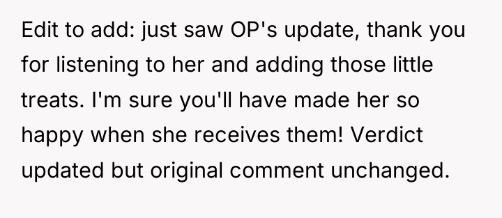 Edit to add: just saw OP's update, thank you for...