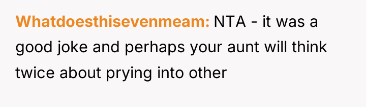 Whatdoesthisevenmeam NTA - it was a good joke and perhaps...