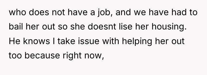 who does not have a job, and we have had...