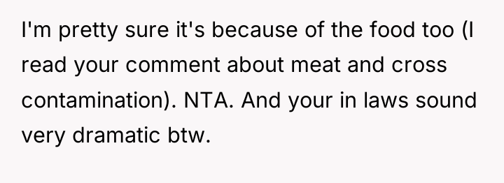 I'm pretty sure it's because of the food too (I...