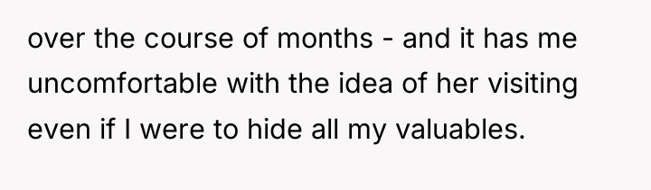 over the course of months - and it has me...