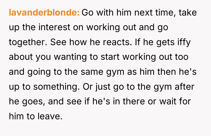 lavanderblonde Go with him next time, take up the interest...