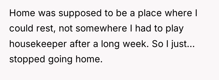 Home was supposed to be a place where I could...