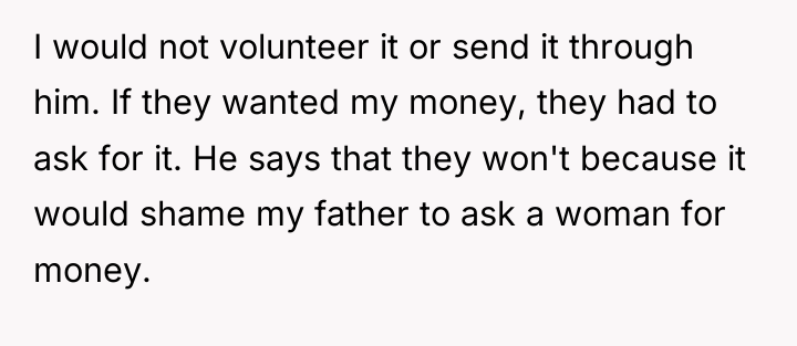 I would not volunteer it or send it through him....