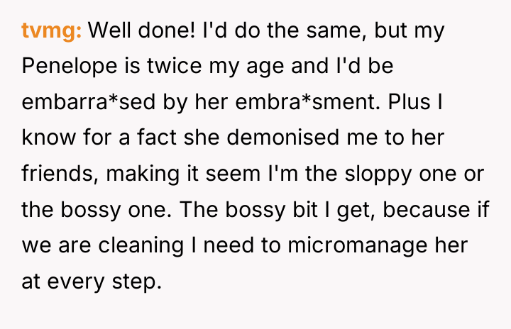 tvmg Well done! I'd do the same, but my Penelope...