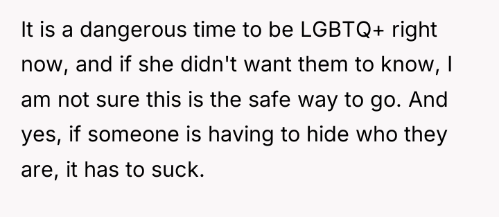 It is a dangerous time to be LGBTQ+ right now,...