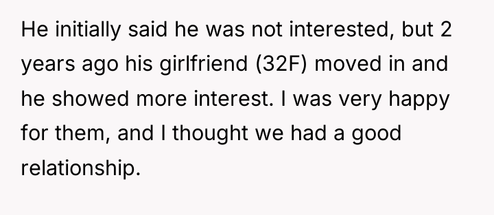 He initially said he was not interested, but 2 years...