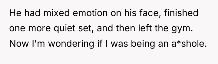He had mixed emotion on his face, finished one more...