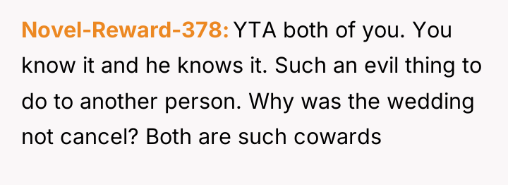 Novel-Reward-378 YTA both of you. You know it and he...
