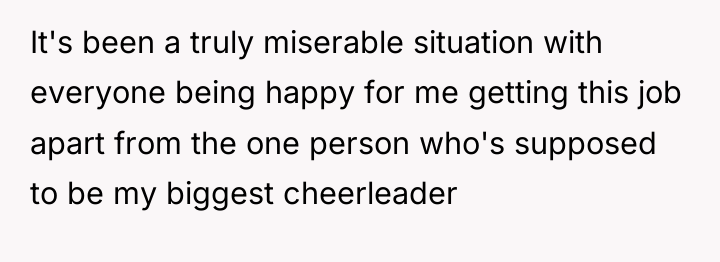 It's been a truly miserable situation with everyone being happy...