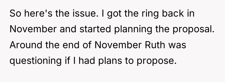 So here's the issue. I got the ring back in...