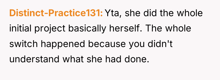 Distinct-Practice131 Yta, she did the whole initial project basically herself....