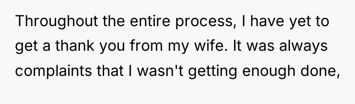 Throughout the entire process, I have yet to get a...