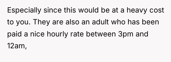 Especially since this would be at a heavy cost to...