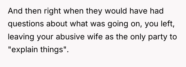 And then right when they would have had questions about...