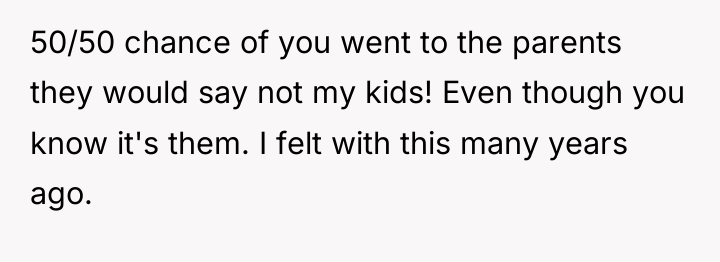 50/50 chance of you went to the parents they would...