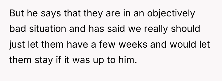 But he says that they are in an objectively bad...