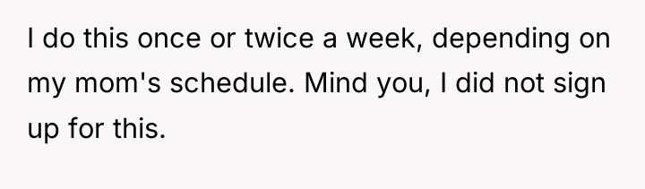 I do this once or twice a week, depending on...