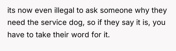 its now even illegal to ask someone why they need...