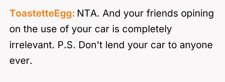 ToastetteEgg NTA. And your friends opining on the use of...
