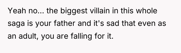 Yeah no... the biggest villain in this whole saga is...
