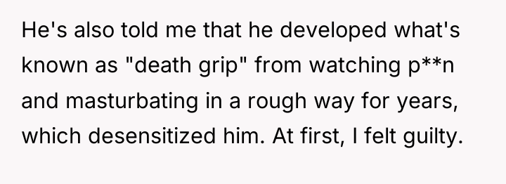 He's also told me that he developed what's known as...