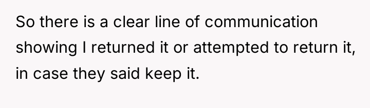 So there is a clear line of communication showing I...