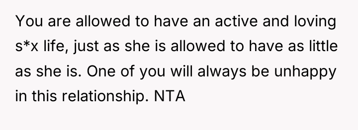 You are allowed to have an active and loving s*x...