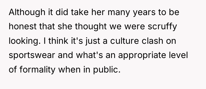 Although it did take her many years to be honest...