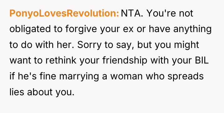 PonyoLovesRevolution NTA. You're not obligated to forgive your ex or...
