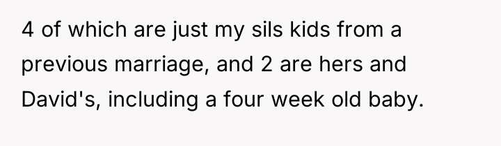 4 of which are just my sils kids from a...