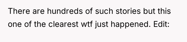 There are hundreds of such stories but this one of...