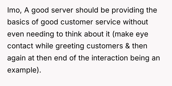 Imo, A good server should be providing the basics of...