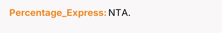 Percentage_Express NTA.
