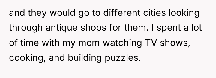 and they would go to different cities looking through antique...