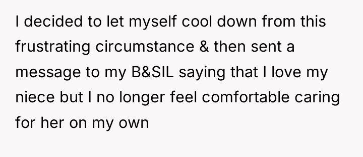 I decided to let myself cool down from this frustrating...