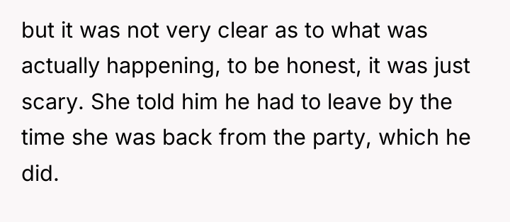but it was not very clear as to what was...