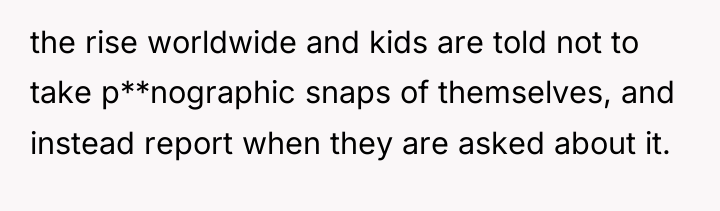 the rise worldwide and kids are told not to take...