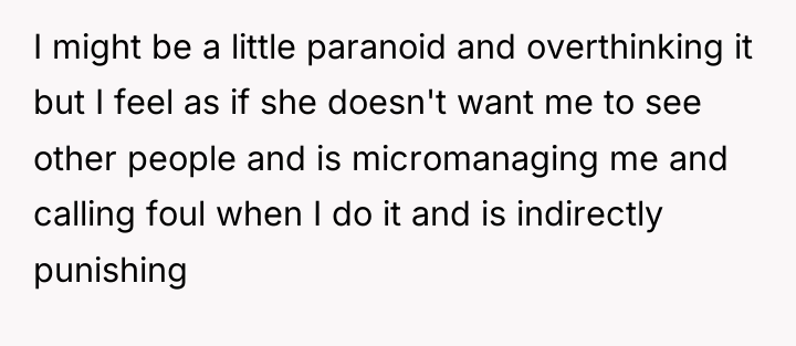 I might be a little paranoid and overthinking it but...