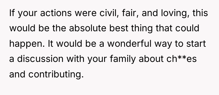 If your actions were civil, fair, and loving, this would...
