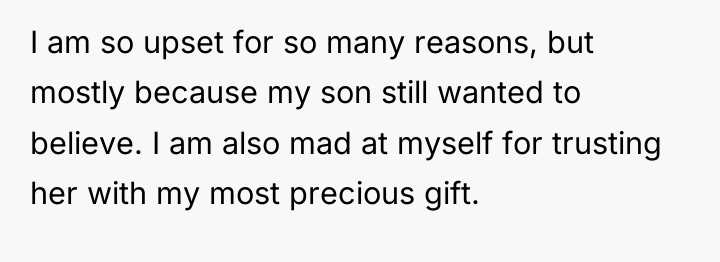 I am so upset for so many reasons, but mostly...