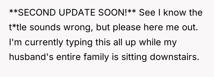 **SECOND UPDATE SOON!** See I know the t*tle sounds wrong,...