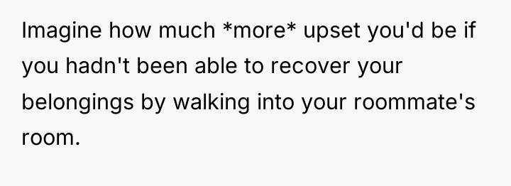 Imagine how much *more* upset you'd be if you hadn't...