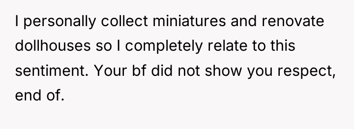I personally collect miniatures and renovate dollhouses so I completely...