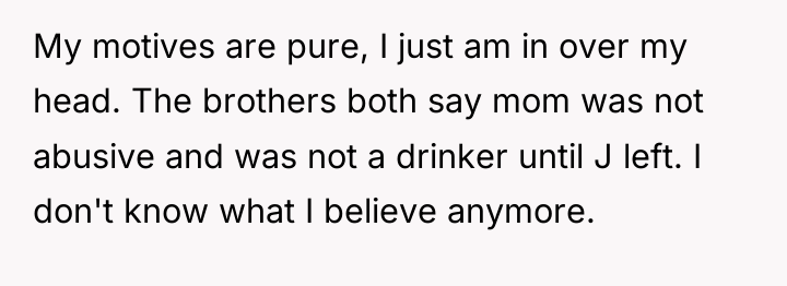 My motives are pure, I just am in over my...