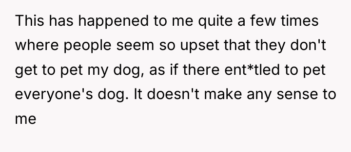 This has happened to me quite a few times where...