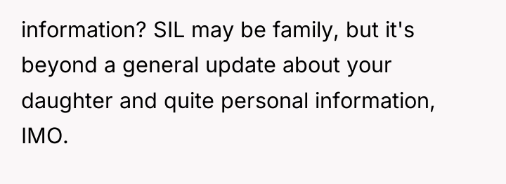 information? SIL may be family, but it's beyond a general...
