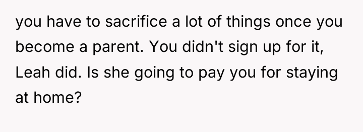 you have to sacrifice a lot of things once you...
